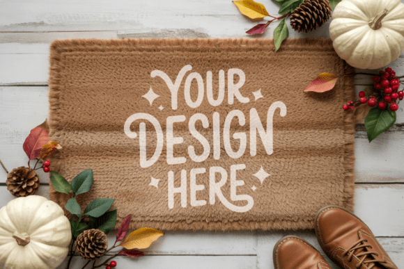 Blank Doormat Mockup 11: Elevating Design Presentations with Realistic Visuals