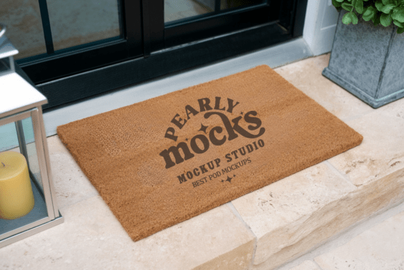 Blank Doormat Mockup 12: Elevate Your Design Presentation