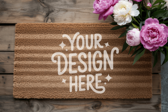 Blank Doormat Mockup 20 for Fresh Design Presentations