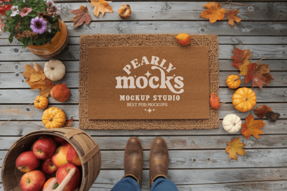 Doormat Mockup, Blank Door Mat Mockup 4: A Designer’s Best Friend for Stunning Visuals