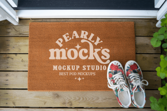 Doormat Mockup, Door Mat Mockup 26: Transform Your Designs Into Professional Visuals