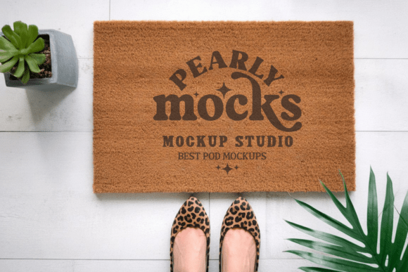 Doormat Mockup, Door Mat Mockup 28: Turning Design Concepts into Visual Presentations