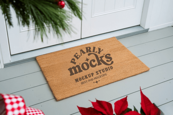 Doormat Mockup, Door Mat Mockup 42: Elevating Design Presentation with Realistic Visuals
