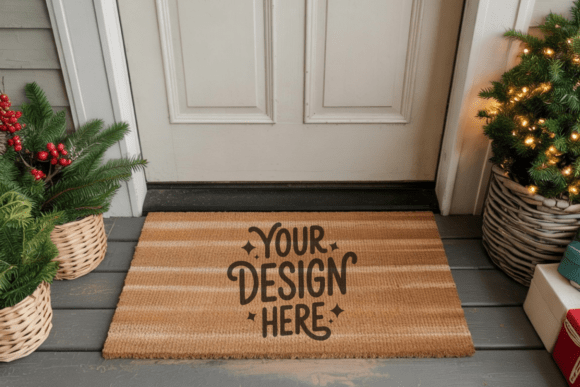 Doormat Mockup, Door Mat Mockup 43: A Practical Choice for Design Presentations