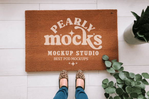Doormat Mockup, Door Mat Mockup 45: Showcase Your Designs With Professional Flair
