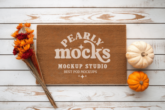 Enhance Your Design Presentations with Doormat Mockup, Blank Doormat Mockup 14