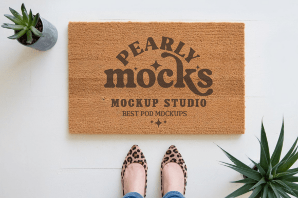 Stylish Doormat Mockup for Modern Design Projects