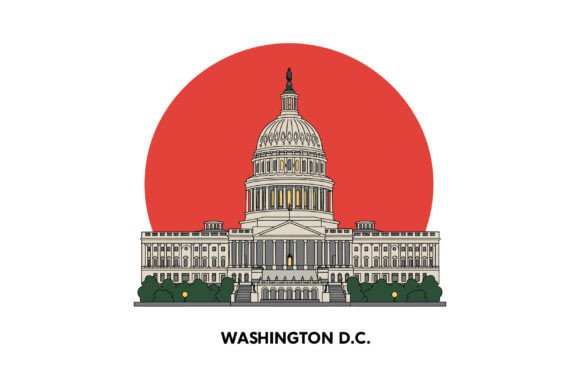 The United States Capitol Building Detailed: A Symbol of Democracy in Modern Visual Culture