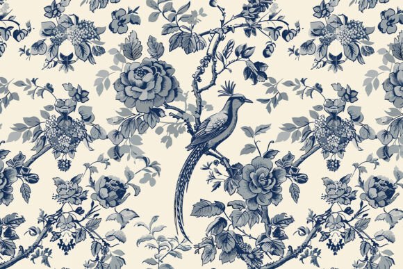 Toile De Jouy Pattern Vintage Kitchen 14: A Timeless Design for Modern Creativity